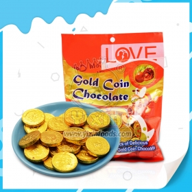 mini šokoladinės monetos
