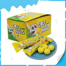 Golfo kamuoliukai formuoja kramtomąją gumą