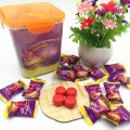 Chicle diferentes sabores centre užpildyta uogienės burgerinė guma 