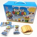 „Super viviga“ kondensuoto pieno sūrio skonio sausainis su karštais sausainiais 