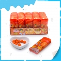 Halal apelsinų skonio kramtomoji guma buteliuke 
