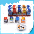 Trijų skonių gaivusis gėrimas, mini kramtomoji guma 